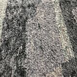 Black carpet with abraches 202x266cm