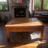 Teak coffee table