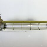 Grey Soviet Industrial Hanging Tube Light, 1970s