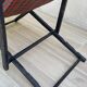Folding deck chair WOOD and CANVAS Vintage