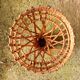 Small rattan pendant, handmade, 17x21cm