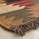 Hand woven jute and cotton floor runner 75x180 cm
