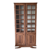 Vitrine bibliothèque rénovée