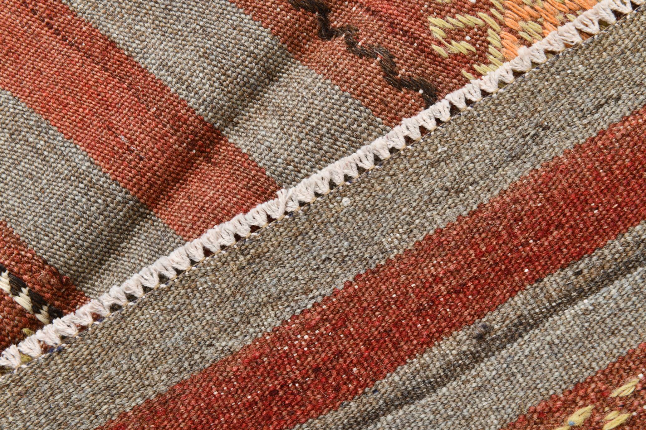 5x12 Long Wide Turkish Vintage Kilim Rug 162x377Cm SK 32815