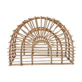 Porte revue rotin