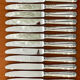 Christofle Malmaison, 12 cheese dessert knives 19.5 cm