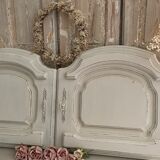 Old pair of small patinated doors