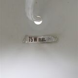 Set of 3 original Louis Poulsen / Verner Panton “Topan” pendant lamps / mid-century Danish modern design / 1960s / 1970s