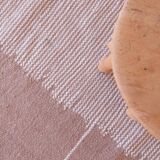 Beige Kilim Rug - 255 x 105 cm