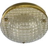 60s 70s Plafoniere ceiling lamp by Fischer Leuchten Germany Space Age