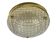 60s 70s Plafoniere ceiling lamp by Fischer Leuchten Germany Space Age