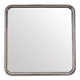 Vintage 60's wall mirror in chrome metal italian design