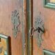 Hand Painted Folk Art Armoire/Bridal Cabinet, Southern Germany, Dated 1807