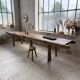 Brutalist popular art table XXL 3.5m/4m pine and oak