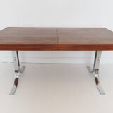 Rosewood Extending Dining Table By Milo Baughman For Thayer Coggin