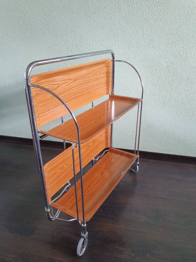 1970s foldable tea table