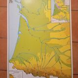 School map: aquitain basin n°25 / massif central n°26