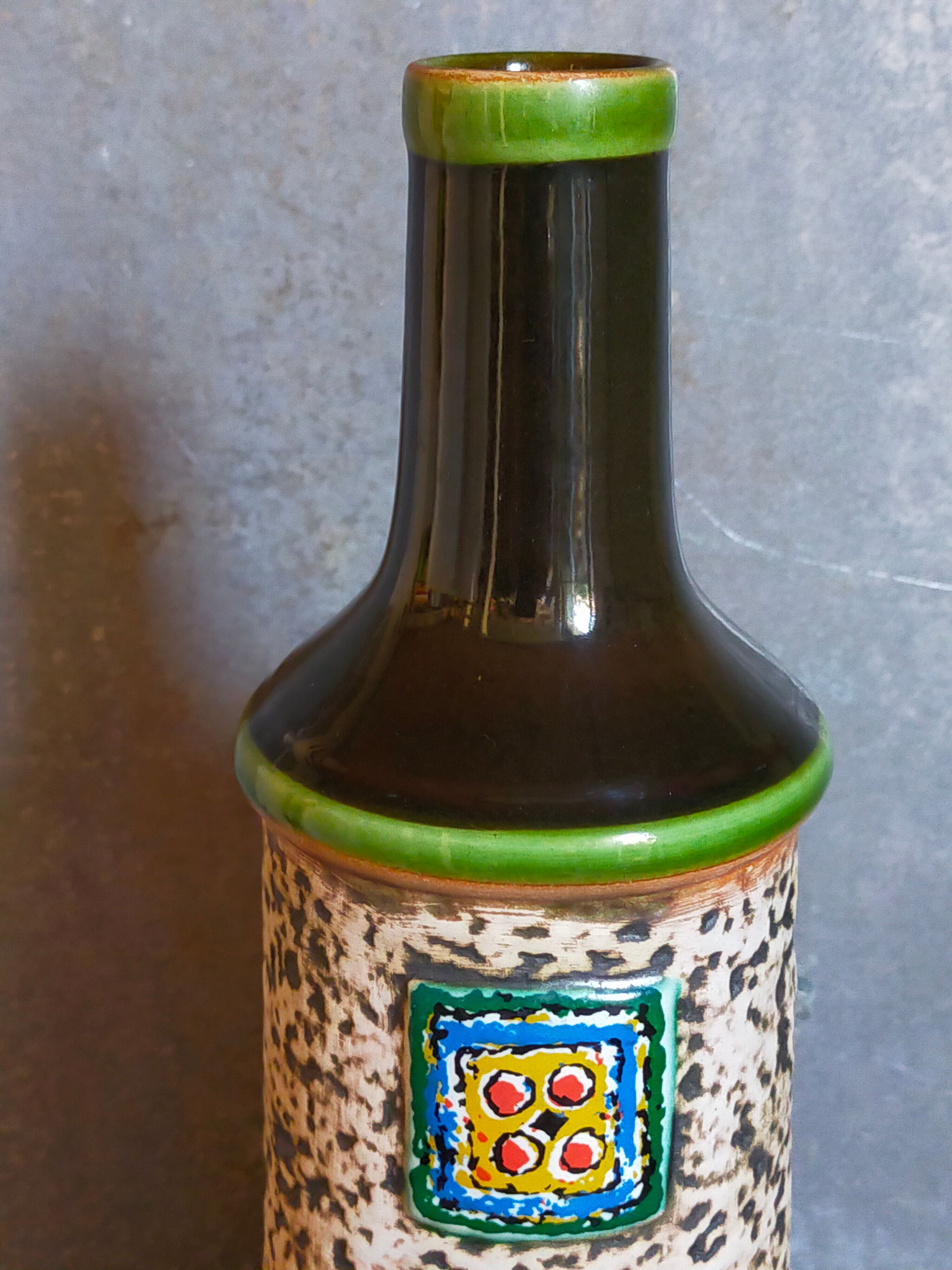Bottle -soliflore ceramic west-germany vintage