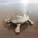 Ashtray " turtle " in brass 70s