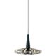 Vintage Danish Hanging Lamp by Werner Schou, 1970s