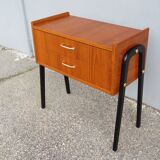Scandinavian teak side table