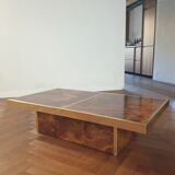Table basse vintage années 70 Lancel bar