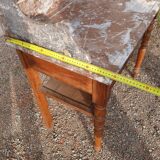 Dressing table with marble