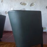 Pair of leather armchairs, Moroso - Italy, designer Antonio Citterio 1988