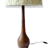 Mid-century earthenware table lamp, France 1950s