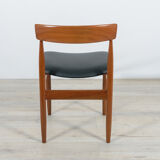 Mid-century teak dining chairs, 1960s, set of 4