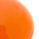 Lampadaire vintage chromé avec abat-jour orange