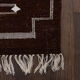Brown Moroccan ethnic rug 103 X 145 cm