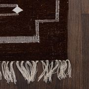 Brown Moroccan ethnic rug 103 X 145 cm