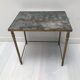 Tables with floorless smoked glass tray 50-60 years