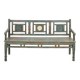 Banc en teck ancien patiné