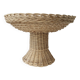 Wicker bowl on foot