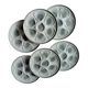 6 oyster plates moulin des loups france earthenware
