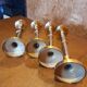 Set of 4 candle holders