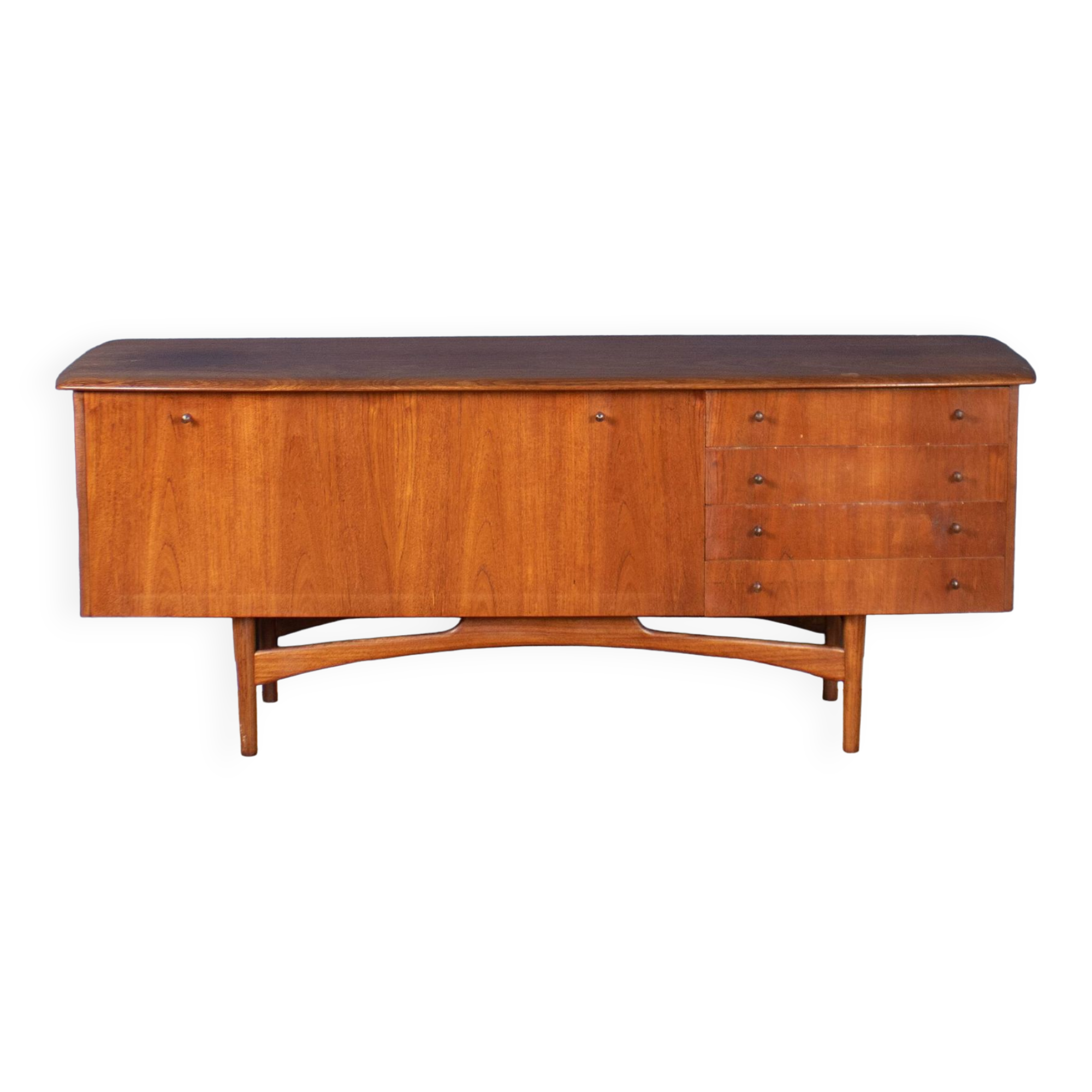 Retro Teak 1960s Long Mid Century Sideboard By Dalescraft