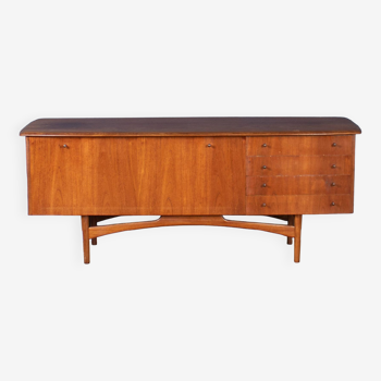 Retro Teak 1960s Long Mid Century Sideboard By Dalescraft