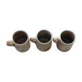Set of 3 sandstone cups