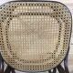 4 bistro chairs number 17 in curved wood and canning