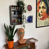 Brown plastic wall shelf Janlin Viaud