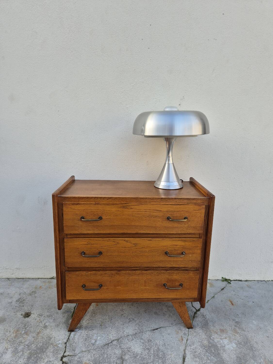 Commode vintage design pieds compas 1950s