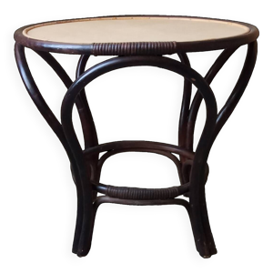 table basse en rotin,