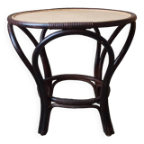 Rattan coffee table, 50s