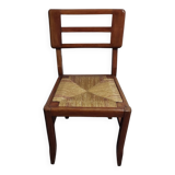 Chaise paillée style pierre cruege