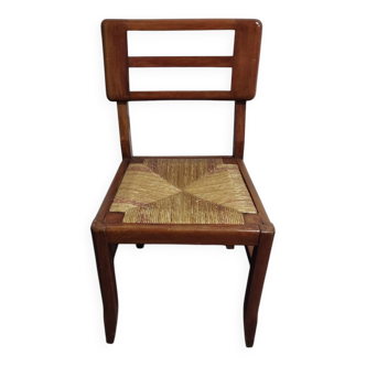 Cruege style straw chair