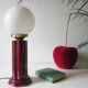 Lampe ceramique et opaline