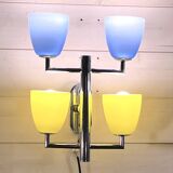 Fontana Arte, a 4-Light Wall Lamp, Murano Glass, Italy